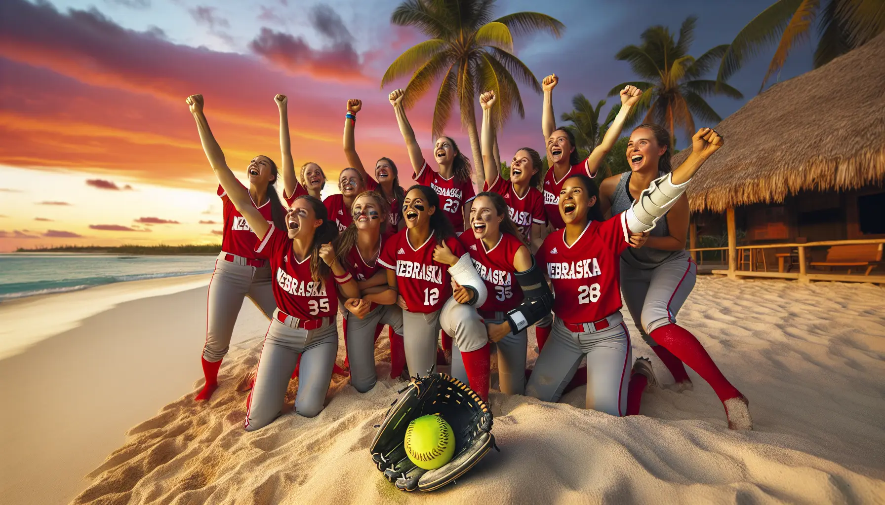 Husker Softball Team Triumphs in Mexico Despite Setbacks